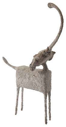 Elephant, Sculpted Animal, Trunk Up