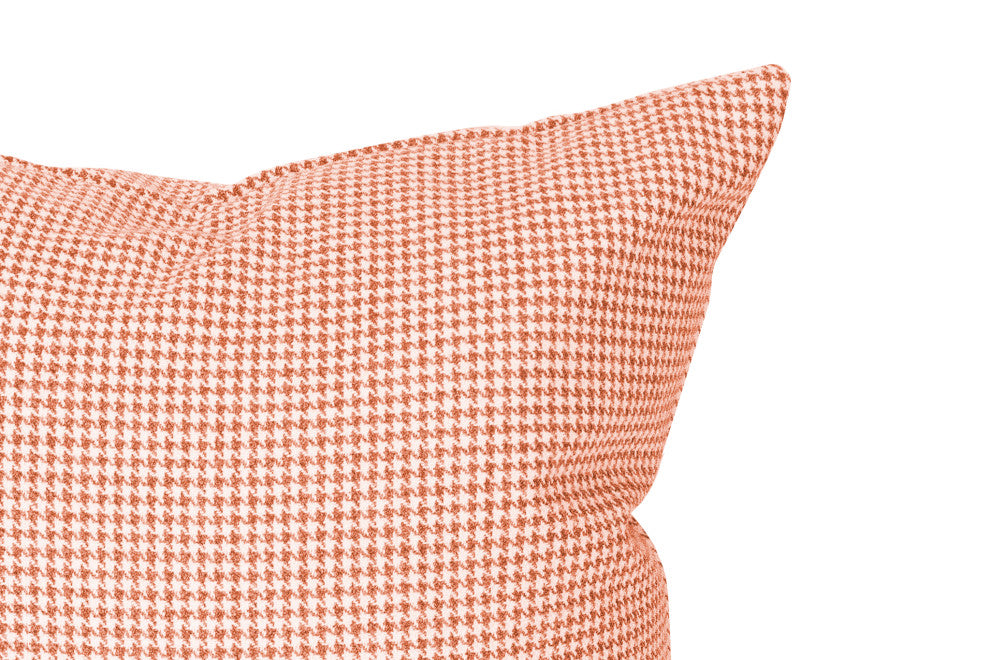 Koi Houndstooth Cushion Cover, 13" X 18"