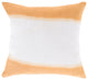 Surya Double Dip DD-009 22"x22" Pillow Cover, Camel/Ivory/Beige
