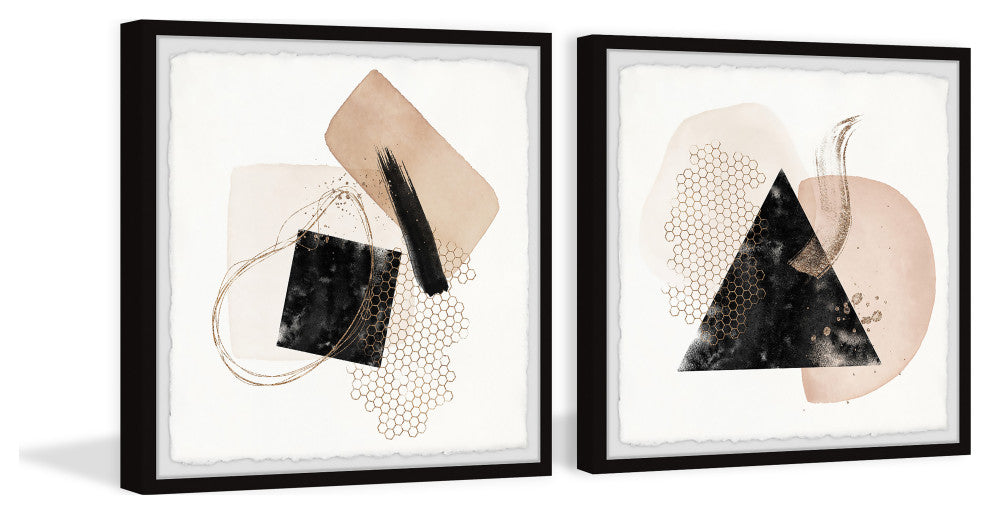Mysteries of the Pyramid Diptych, 2-Piece Set, 24x24 Panels