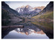 "Maroon Bells reflected, Snowmass Wilderness, White River NP" Paper Art, 34"x26"