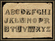 Vintage Alphabet 4, Giclee Reproduction Artwork