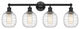 Innovations 616-4W-BK-G1013 4 Light 33" Bath Vanity Light, Matte Black