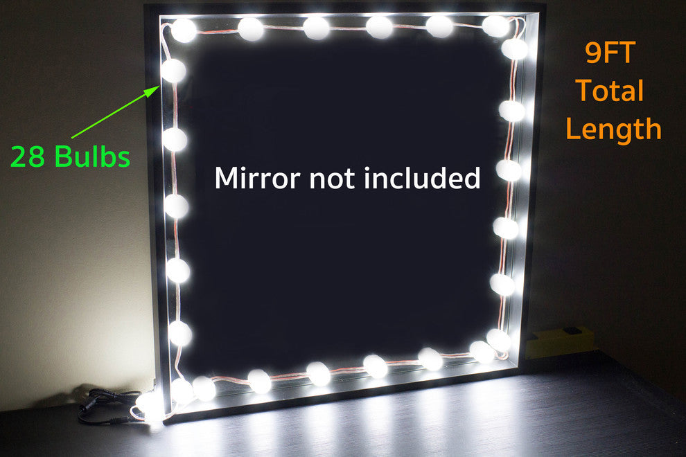 Makeup Mirror LED Bulb Light For Vanity Mirror with Dimmer And Ul Power Supply