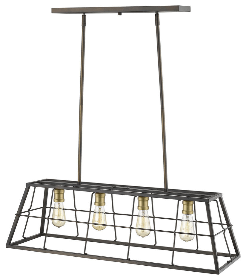 Charley 4-Light Oil-Rubbed Bronze Pendant