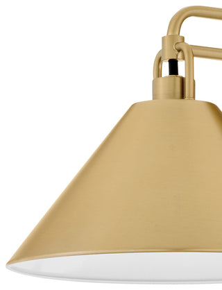 Lark Milo Small Single Light Sconce, Lacquered Brass