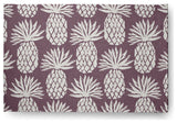 4' x 6' Pineapple Pattern Indoor/Outdoor Rug, Dusty Purple