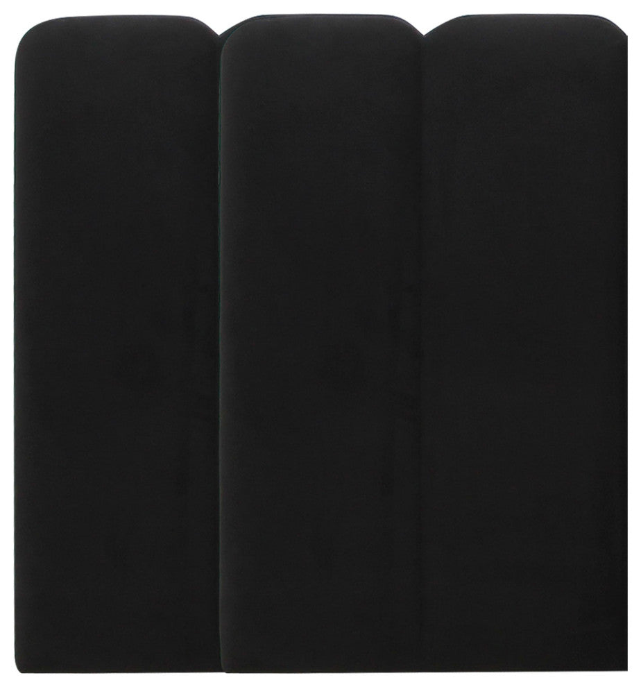 Palani Black Velvet Wings, Queen or King, Set of 2