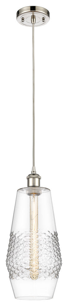 Innovations 516-1P-PN-G682-7 1-Light Mini Pendant, Polished Nickel