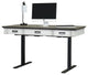 Martin Furniture Hartford Standing Desk, White