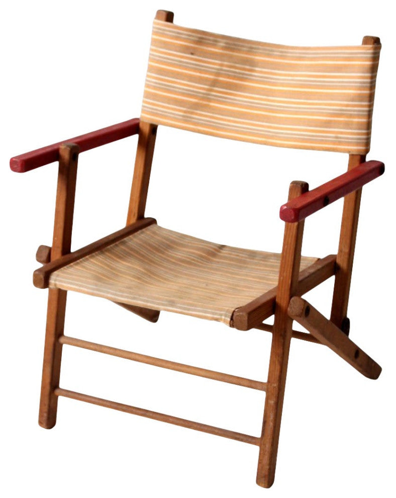 Consigned, Mid Century Children's Folding Chair