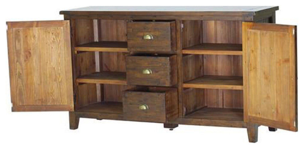 Irish Coast Large Sideboard, Brown