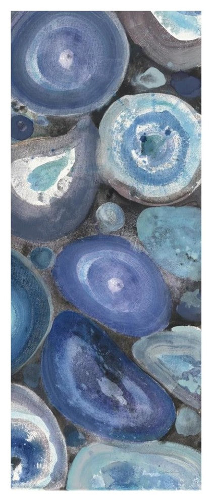 "Stone Circles Panel I" Digital Paper Print by Albena Hristova, 26"x62"