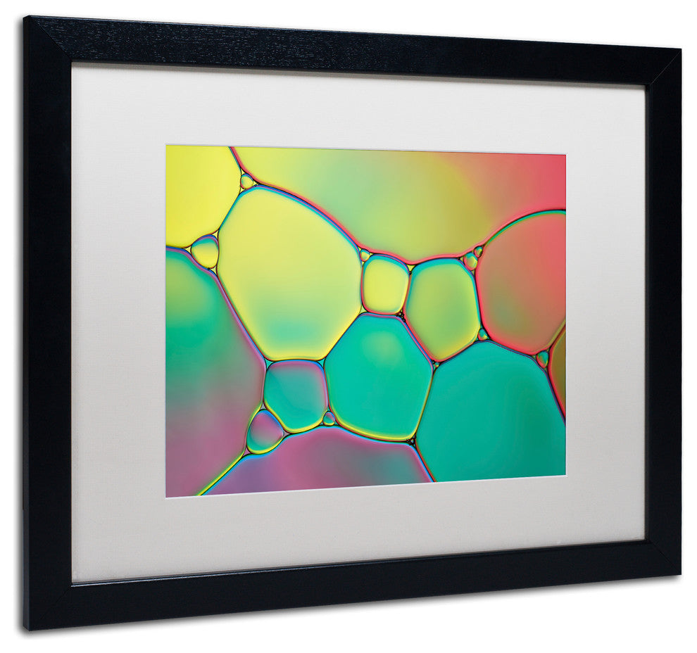 Cora Niele ''Stained Glass I'' Matted Framed Art