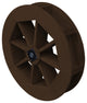 Pressure Treated Pine Waterwheel, Walnut Stain, 30"