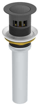 Elm Lavatory Faucet, Matte Black, Push Pop Drain