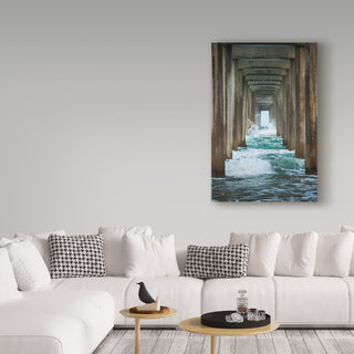 Chris Moyer 'Scripps Splash' Canvas Art, 16"x24"