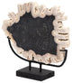 Petrified Wood Sculpture-Dark