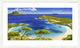 "Mediterraneo" Framed Digital Print by Adriano Galasso, 45x27"