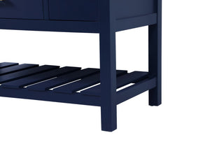 Home Living 22" Farmhouse Blue-Light Bathroom Vanity