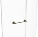Monte Carlo 18" Shower Door Towel Bar, Antique Brass