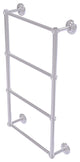 Que New 4-Tier 24" Ladder Towel Bar with Groovy Detail, Satin Chrome
