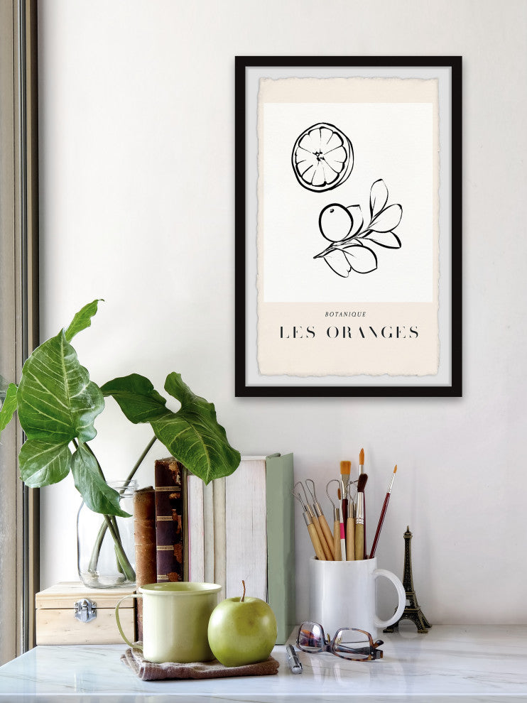 "Les Oranges" Framed Painting Print, 30x45