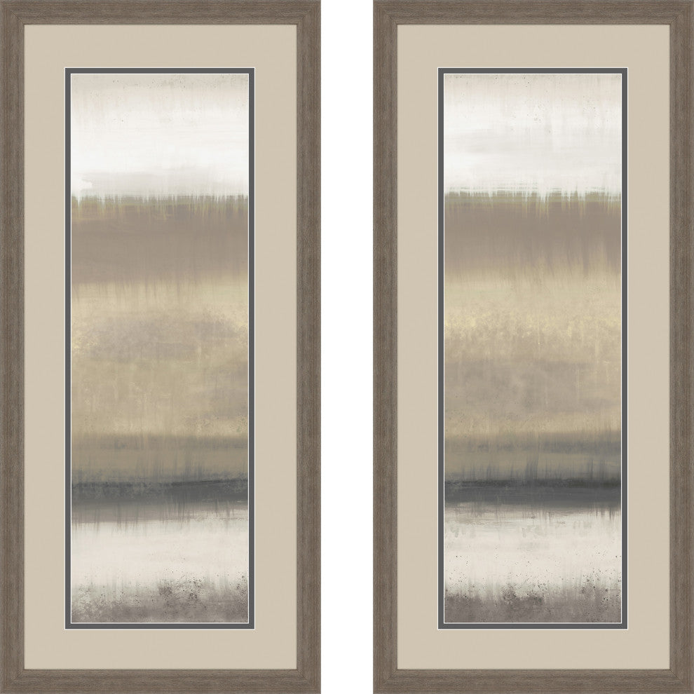 Neutral Sandbar Panel Artwork, 2-Piece Set