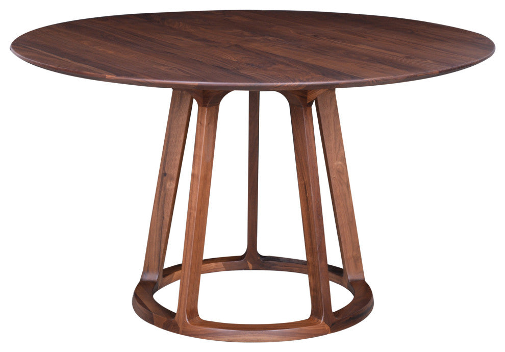 Aldo Round Dining Table Walnut