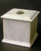 White Marble Tissue Box Holder