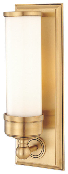 Everett Single Light 14" Tall Bathroom Sconce