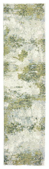 Oriental Weavers Evolution Blue/ Green Abstract Indoor Area Rug 2'3"X8'