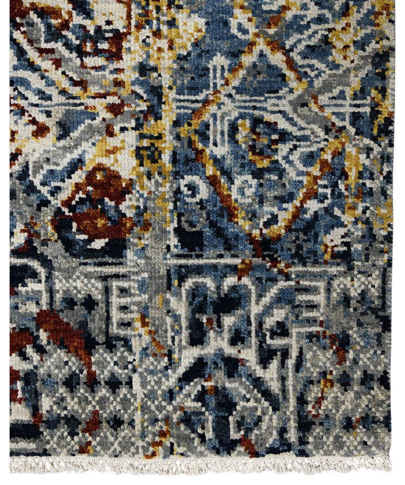Bristol Jorenie Area Rug, Blue, 9' x 12', Bordered