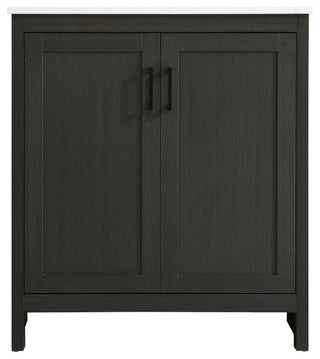 Home Living 30" Single Bathroom Vanity, Mocha Brown