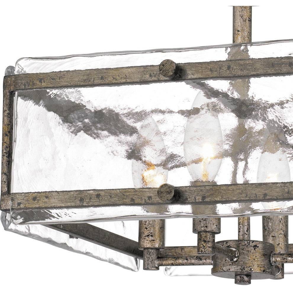 Quoizel QSF5594 4 Light 15"W Semi-Flush Ceiling Fixture - Earth Black