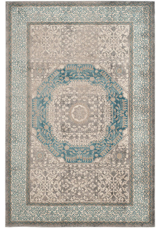 Safavieh Sofia Sof365A  Rug, Light Grey/Blue, 5'1" X 7'7"