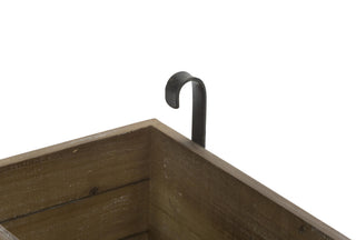 3 Tier Wooden Crate Stand, Natural
