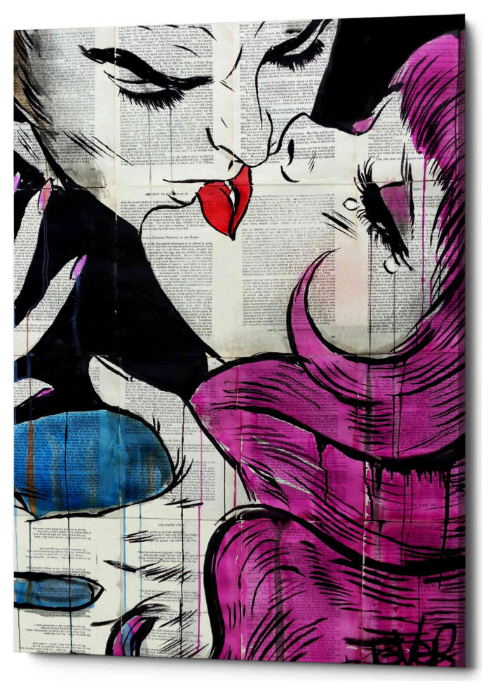 Epic Graffiti "Passion Pop" by Loui Jover, Giclee Canvas Wall Art, 40"x54"
