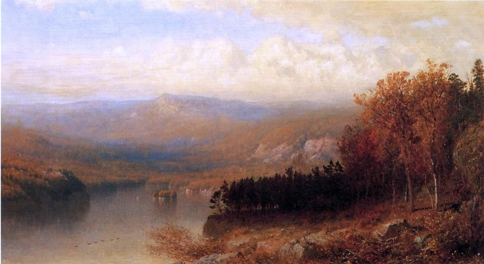 Alexander Helwig Wyant Adirondack Scene in Autumn Gallery Wrapped Canvas Print