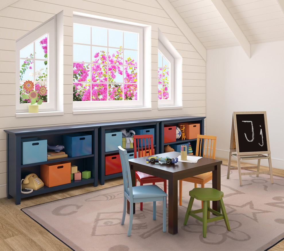 Playful Patterns Rug, Kid's Art, Beige, 5'4"x7'8"