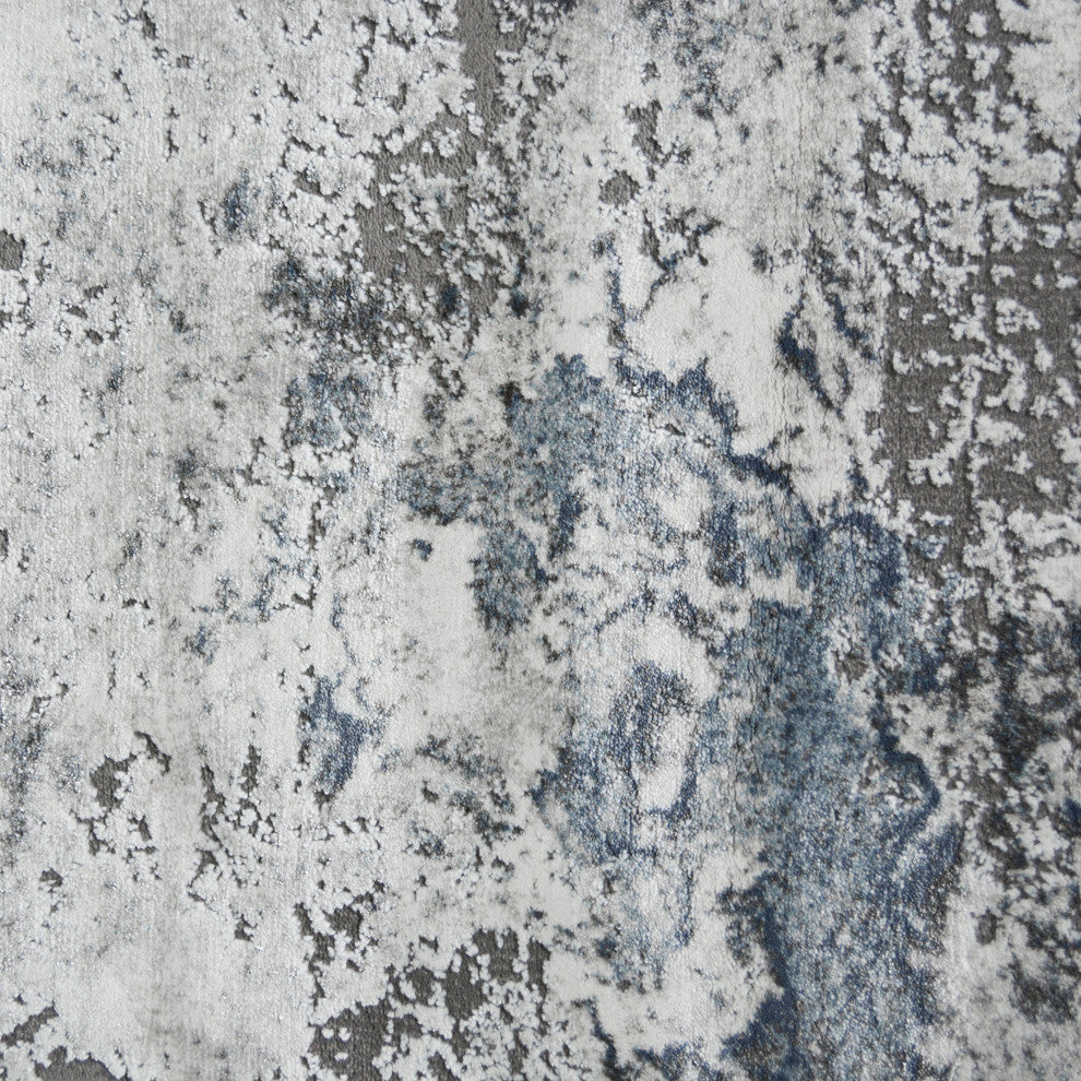 Everest Quartz Contemporary Area Rug, Blue, 7'10"x9'10"