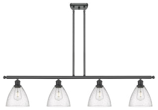 Innovations 516-4I-BK-GBD-754 4 Light Island Light, Matte Black