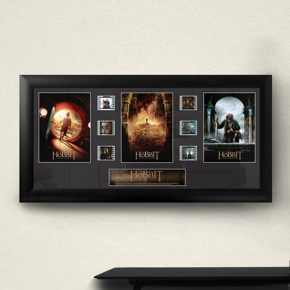 Hobbit Trilogy Framed FilmCell Wall Art
