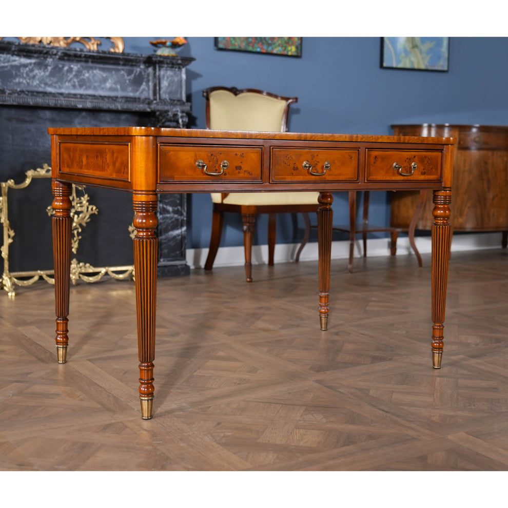 Burled Writing Table