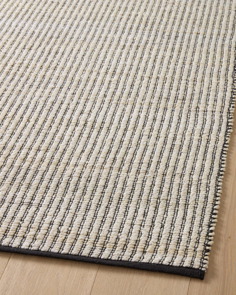 Angela Rose x Loloi Colton Ivory / Black 5''-0" x 7''-0" Area Rug