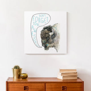 Don't Forget Buffalo 16x16 Canvas Wall Art