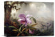 "Hummingbirds and Orchids" Canvas Giclee by Martin Johnson Heade, 16"x12"