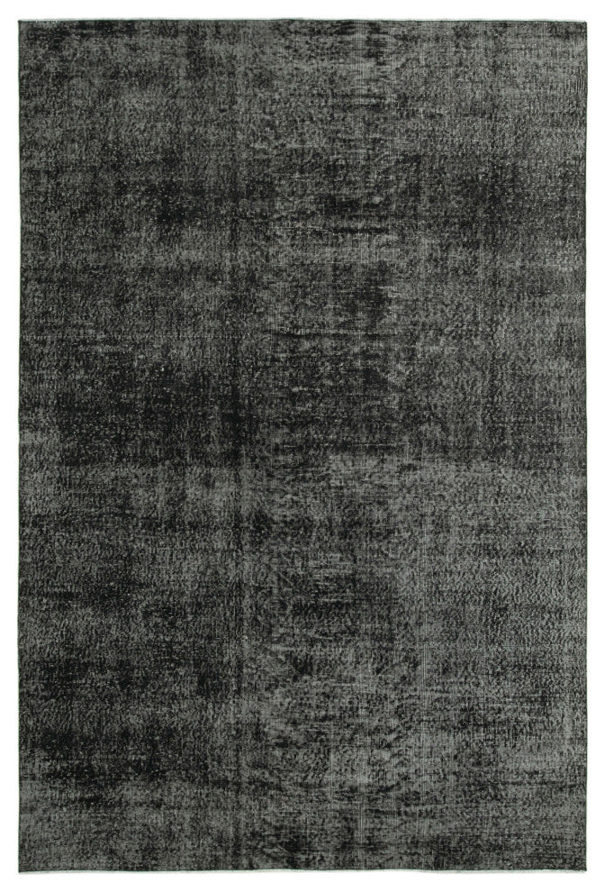 Rug N Carpet - Hand-knotted Anatolian 6' 5" x 9' 6" Vintage Overdyed Area Rug