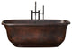 Santorini Freestanding Copper Bathtub, Antique
