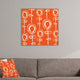 Deny Designs Rachael Taylor Contemporary Orange Framed Wall Art